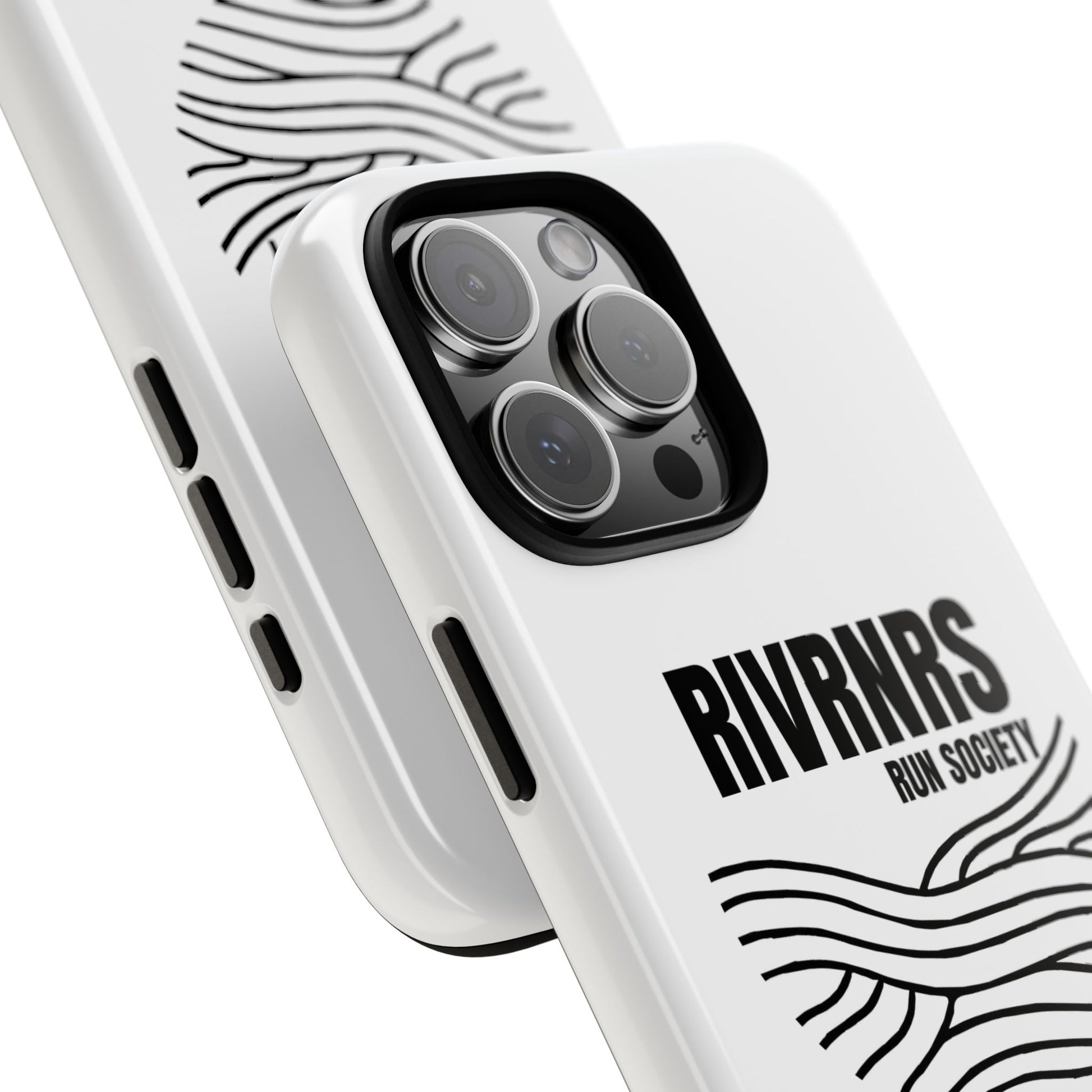RIVRNR Run Society Phone Case, Tough Phone Cover, Run Enthusiast Gift, Adventure Accessory, Sporty Tech