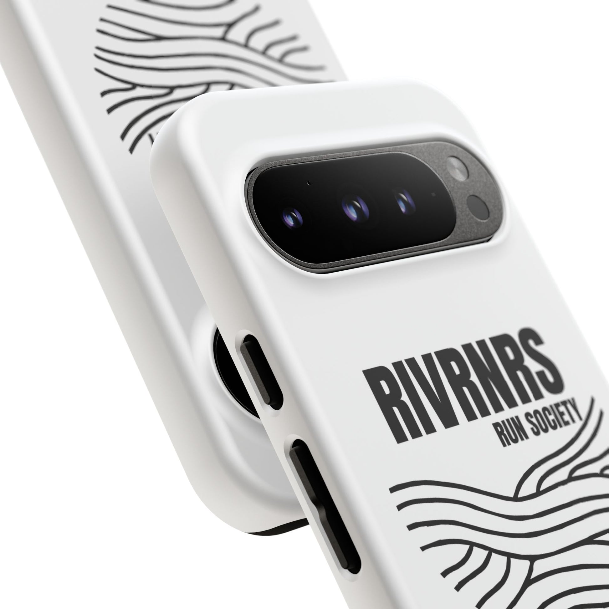 RIVRNR Run Society Phone Case, Tough Phone Cover, Run Enthusiast Gift, Adventure Accessory, Sporty Tech