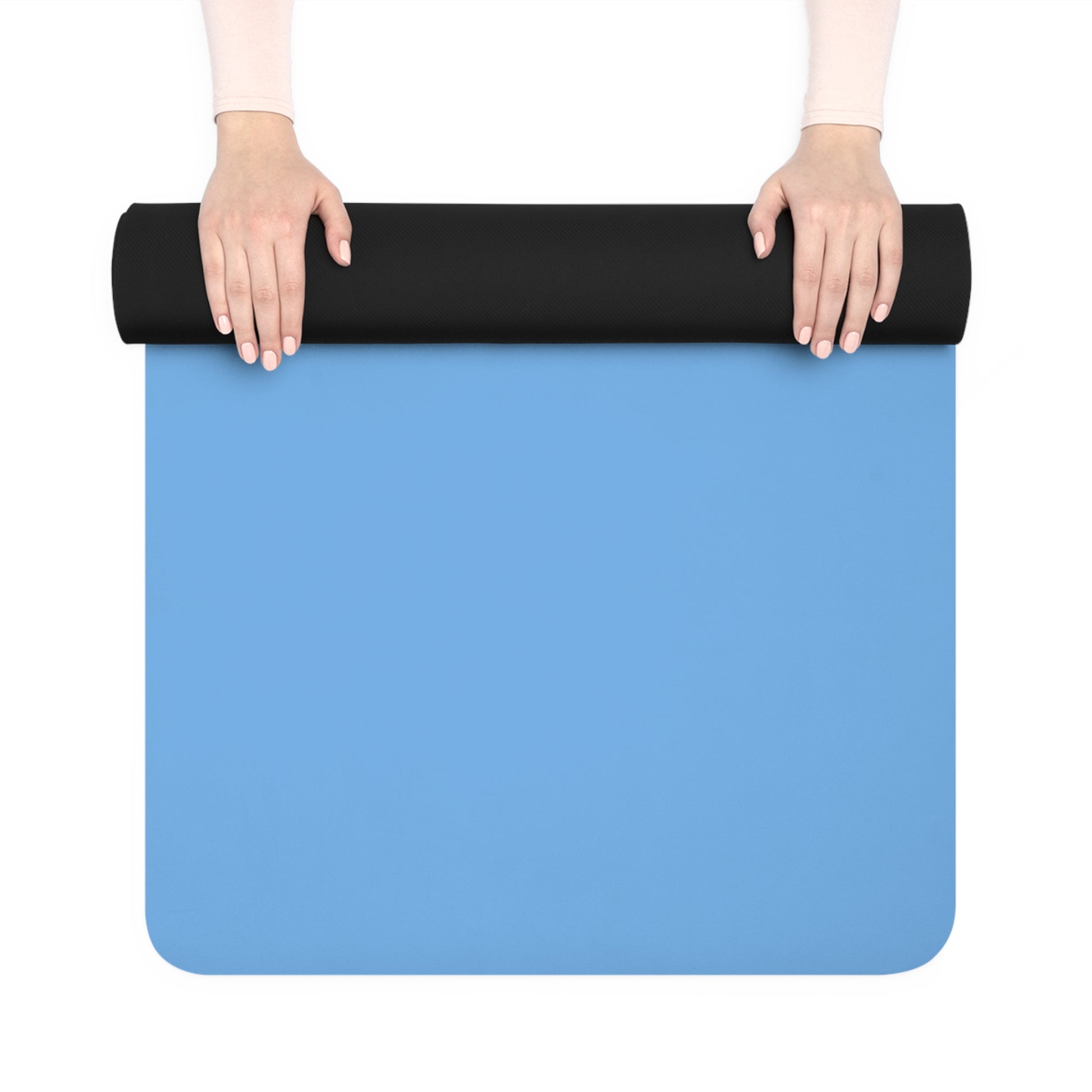 RIVRNRS Rubber Yoga Mat for Comfort & Durability, Fitness Enthusiasts, Perfect for Home & Studio Use, Great for Pilates, Gifting, Meditation