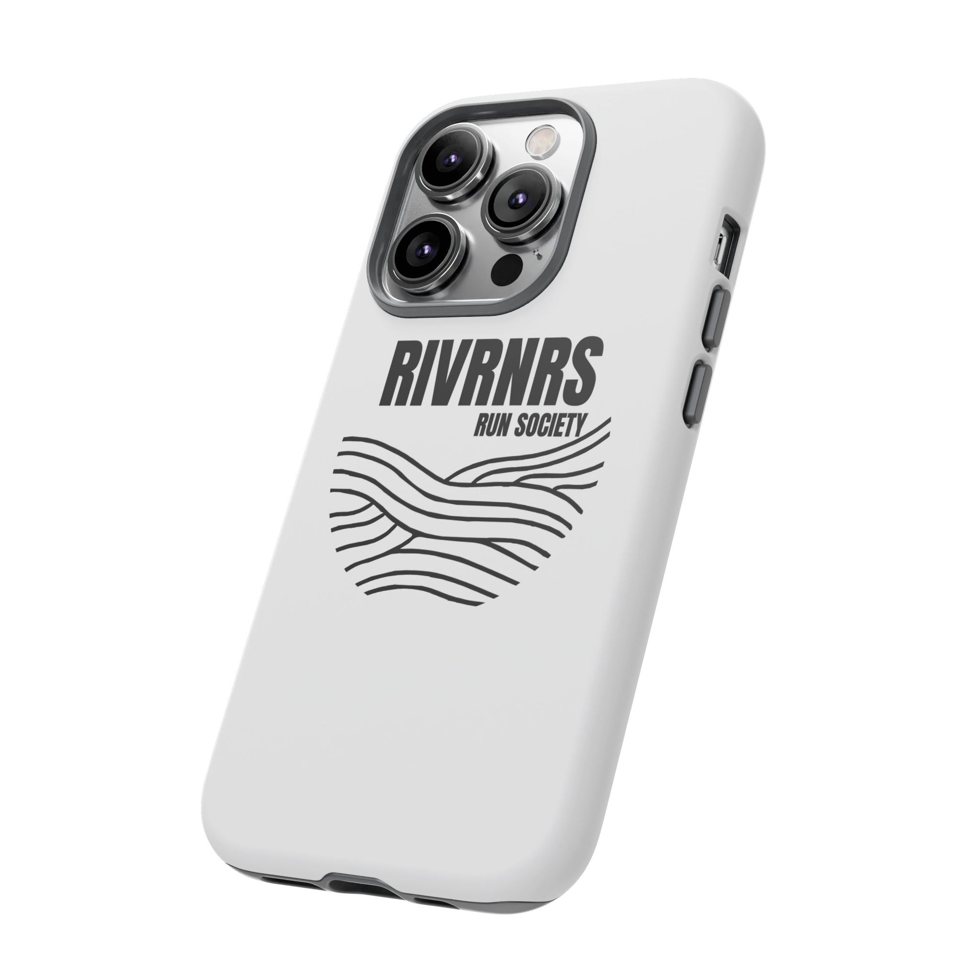 RIVRNR Run Society Phone Case, Tough Phone Cover, Run Enthusiast Gift, Adventure Accessory, Sporty Tech