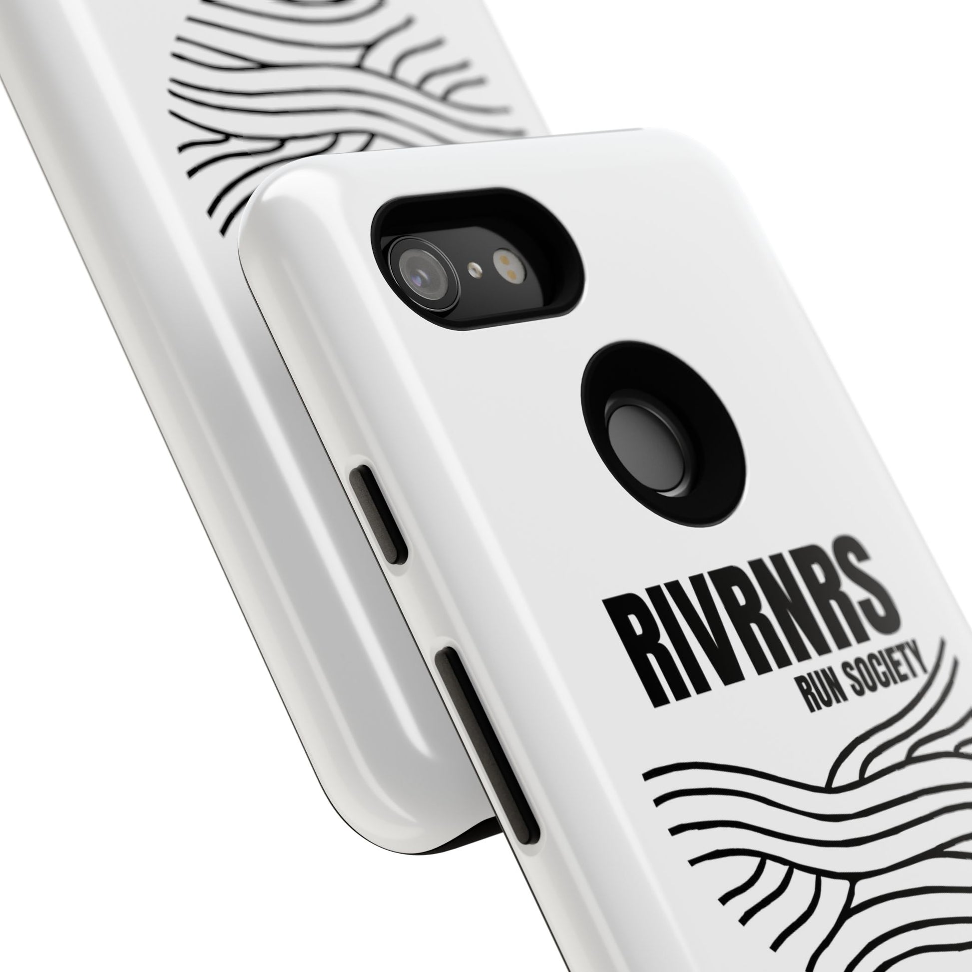 RIVRNR Run Society Phone Case, Tough Phone Cover, Run Enthusiast Gift, Adventure Accessory, Sporty Tech