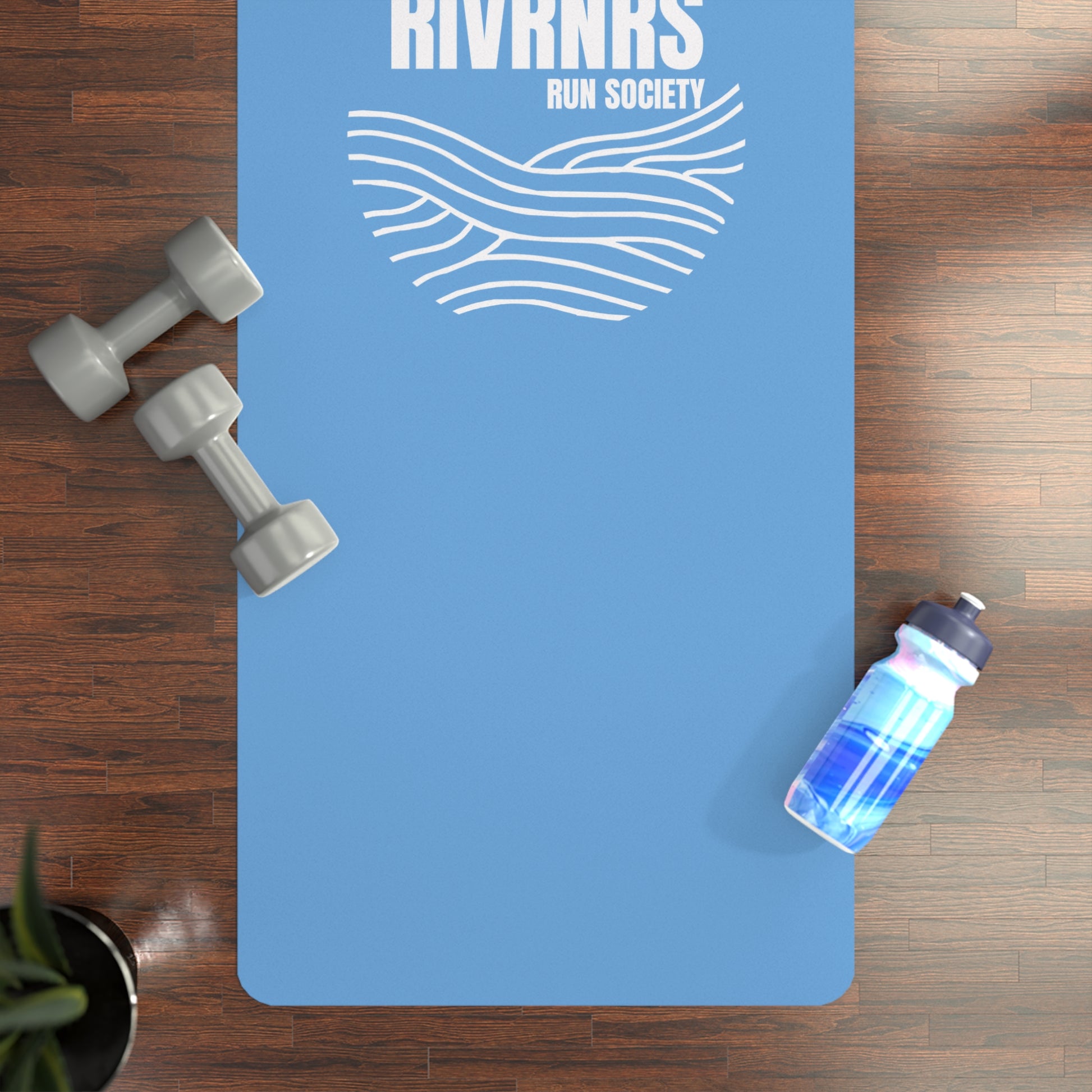 RIVRNRS Rubber Yoga Mat for Comfort & Durability, Fitness Enthusiasts, Perfect for Home & Studio Use, Great for Pilates, Gifting, Meditation