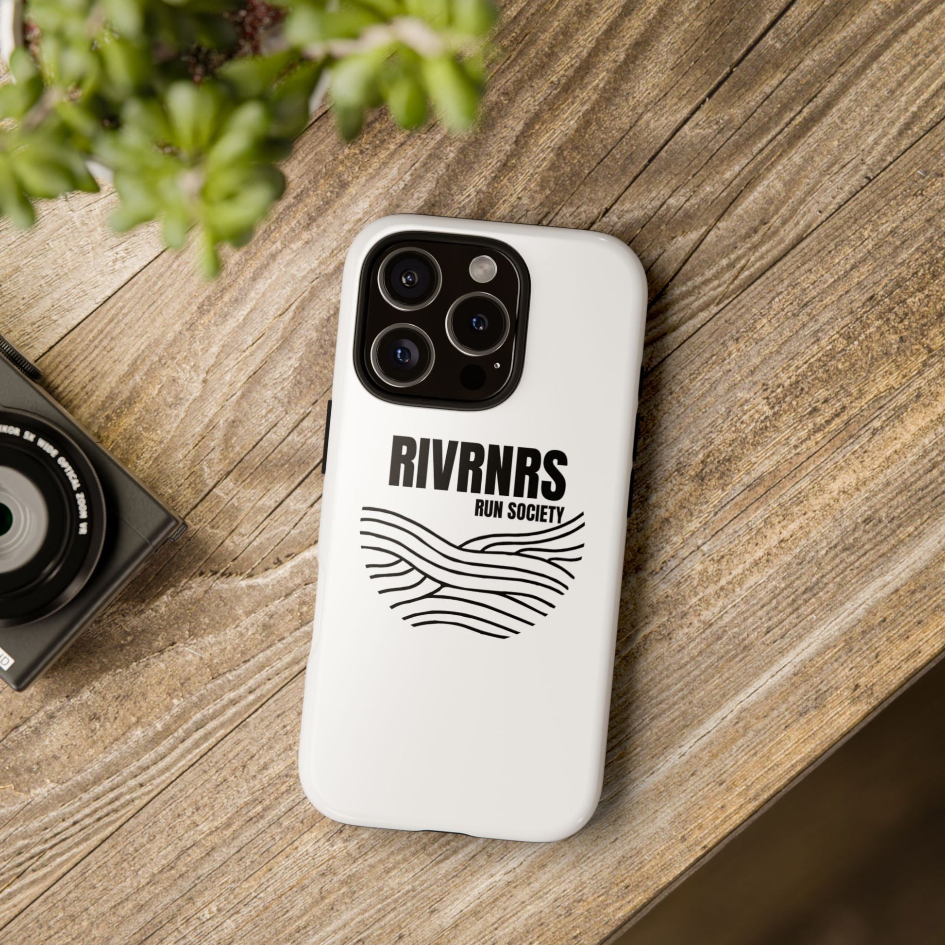RIVRNR Run Society Phone Case, Tough Phone Cover, Run Enthusiast Gift, Adventure Accessory, Sporty Tech