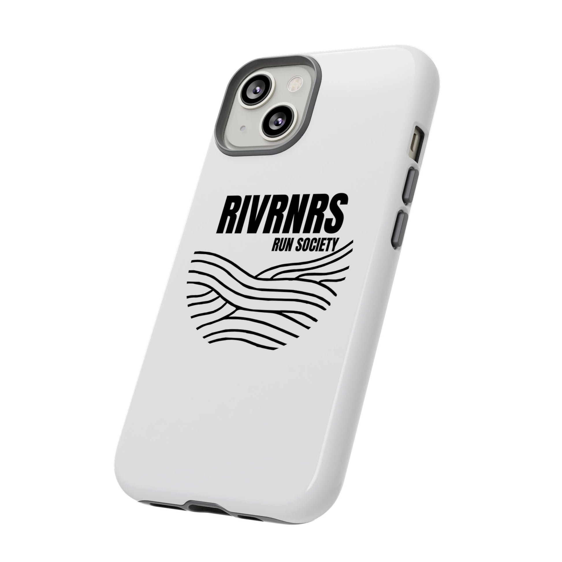 RIVRNR Run Society Phone Case, Tough Phone Cover, Run Enthusiast Gift, Adventure Accessory, Sporty Tech