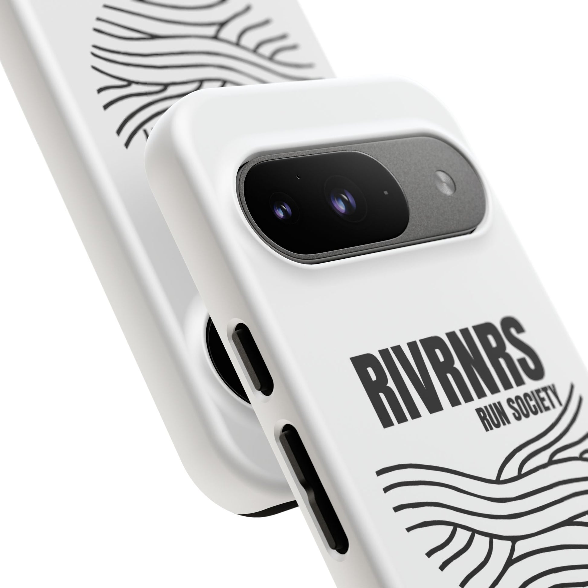 RIVRNR Run Society Phone Case, Tough Phone Cover, Run Enthusiast Gift, Adventure Accessory, Sporty Tech