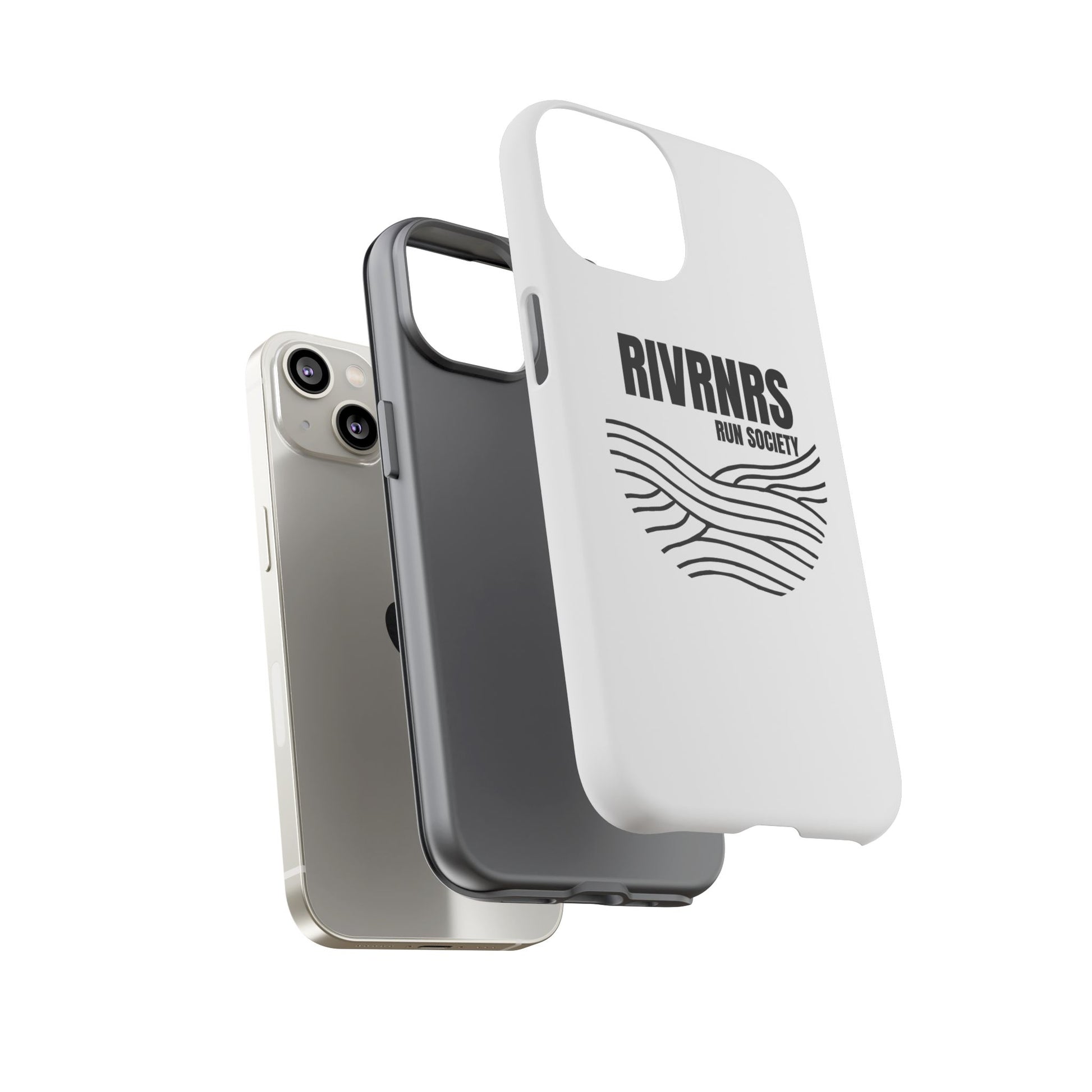 RIVRNR Run Society Phone Case, Tough Phone Cover, Run Enthusiast Gift, Adventure Accessory, Sporty Tech