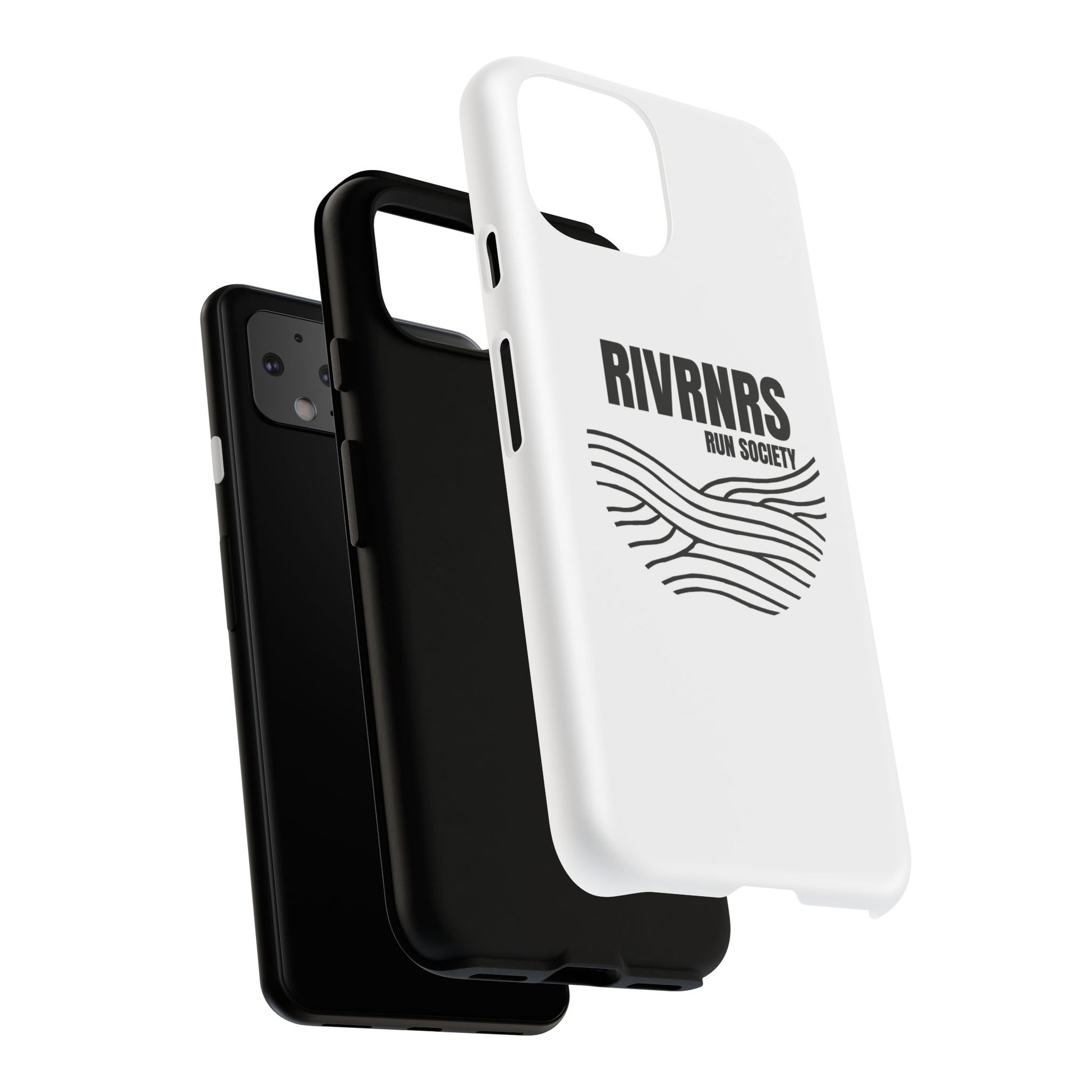 RIVRNR Run Society Phone Case, Tough Phone Cover, Run Enthusiast Gift, Adventure Accessory, Sporty Tech