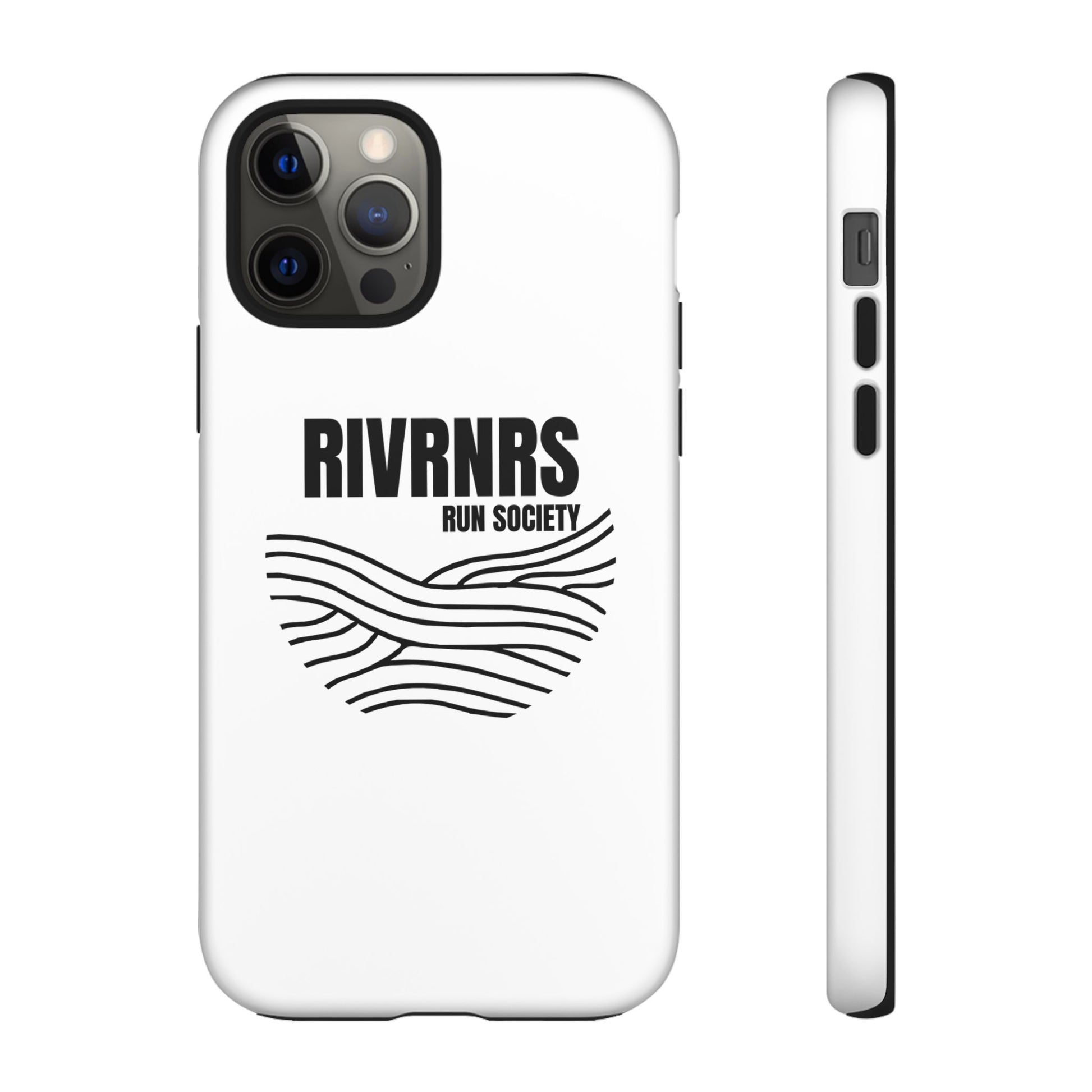 RIVRNR Run Society Phone Case, Tough Phone Cover, Run Enthusiast Gift, Adventure Accessory, Sporty Tech