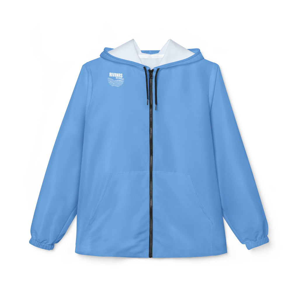 RIVRNRS SKY Windbreaker Jacket, Lightweight Rain Jacket, Casual Outerwear, Beach Cover-Up, Perfect for Outdoor Adventures, Gift for Friends