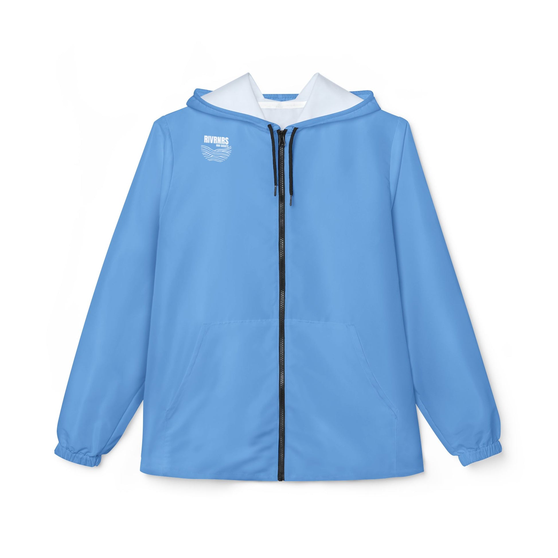 RIVRNRS SKY Windbreaker Jacket, Lightweight Rain Jacket, Casual Outerwear, Beach Cover-Up, Perfect for Outdoor Adventures, Gift for Friends
