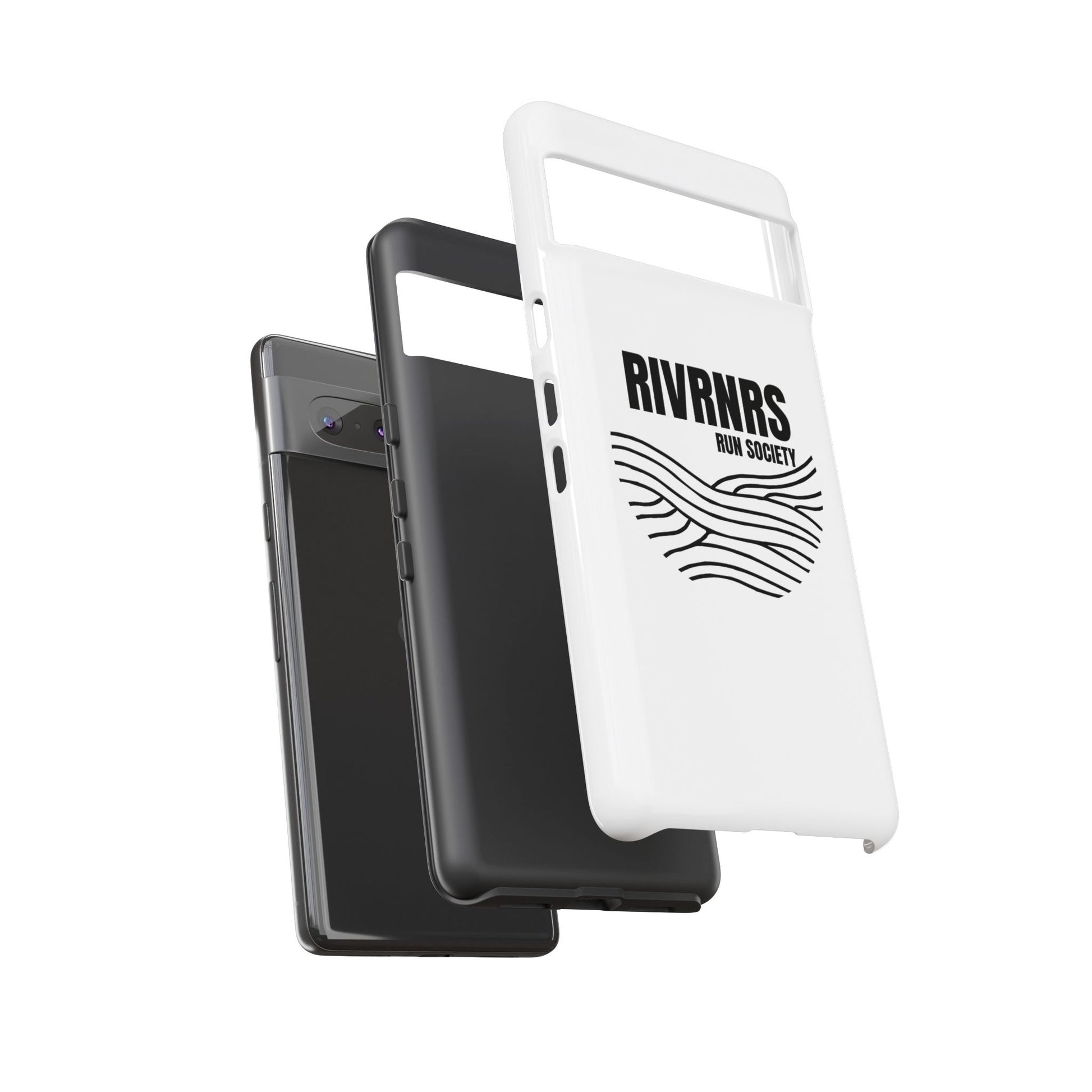 RIVRNR Run Society Phone Case, Tough Phone Cover, Run Enthusiast Gift, Adventure Accessory, Sporty Tech