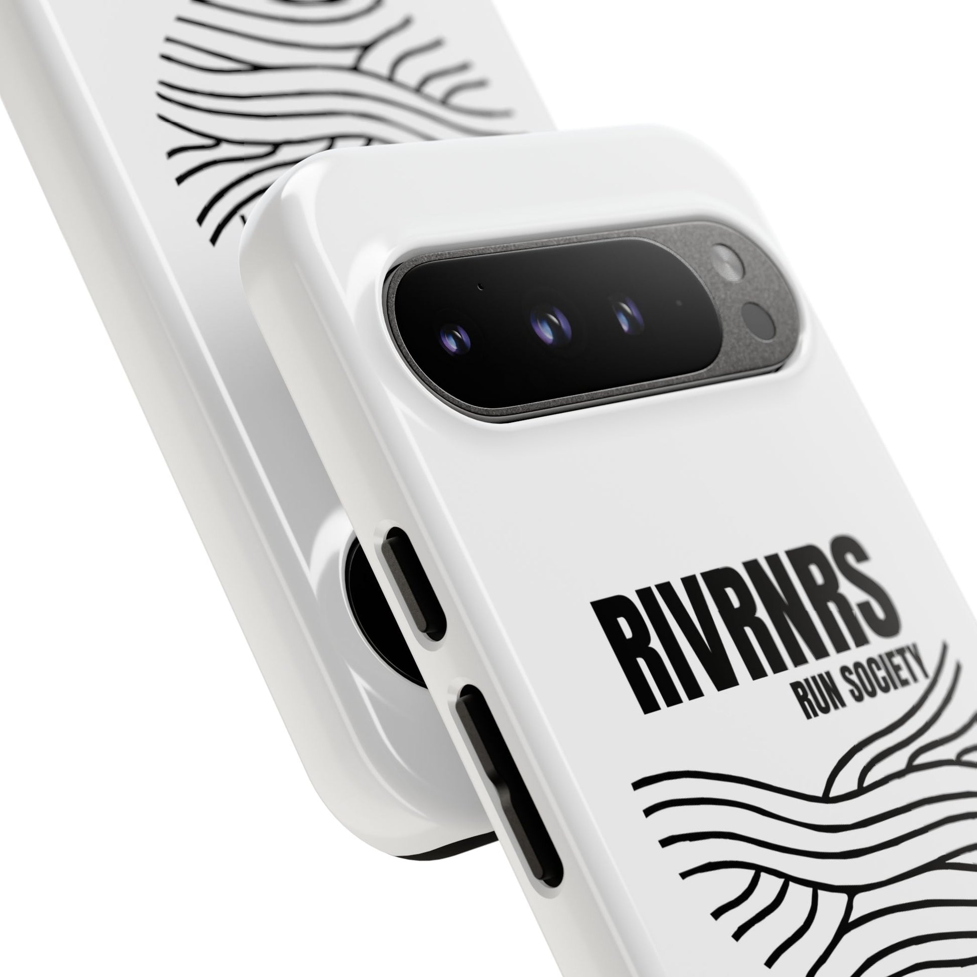 RIVRNR Run Society Phone Case, Tough Phone Cover, Run Enthusiast Gift, Adventure Accessory, Sporty Tech