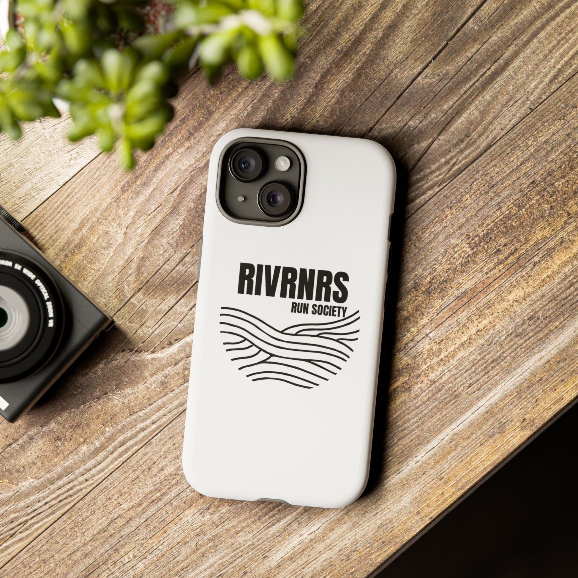 RIVRNR Run Society Phone Case, Tough Phone Cover, Run Enthusiast Gift, Adventure Accessory, Sporty Tech