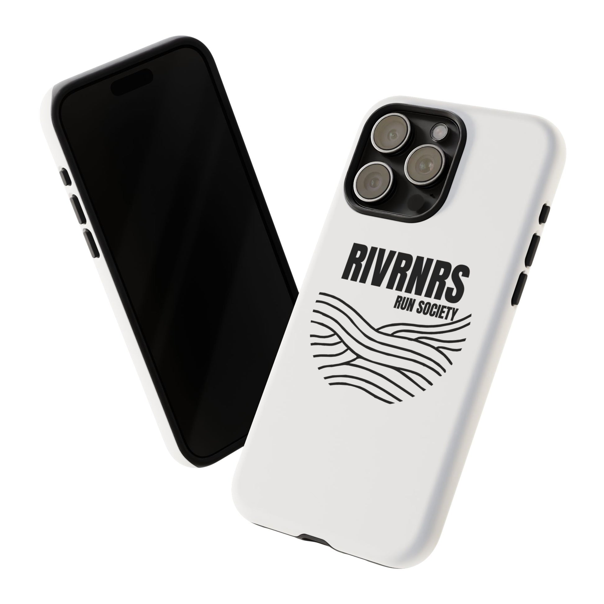 RIVRNR Run Society Phone Case, Tough Phone Cover, Run Enthusiast Gift, Adventure Accessory, Sporty Tech