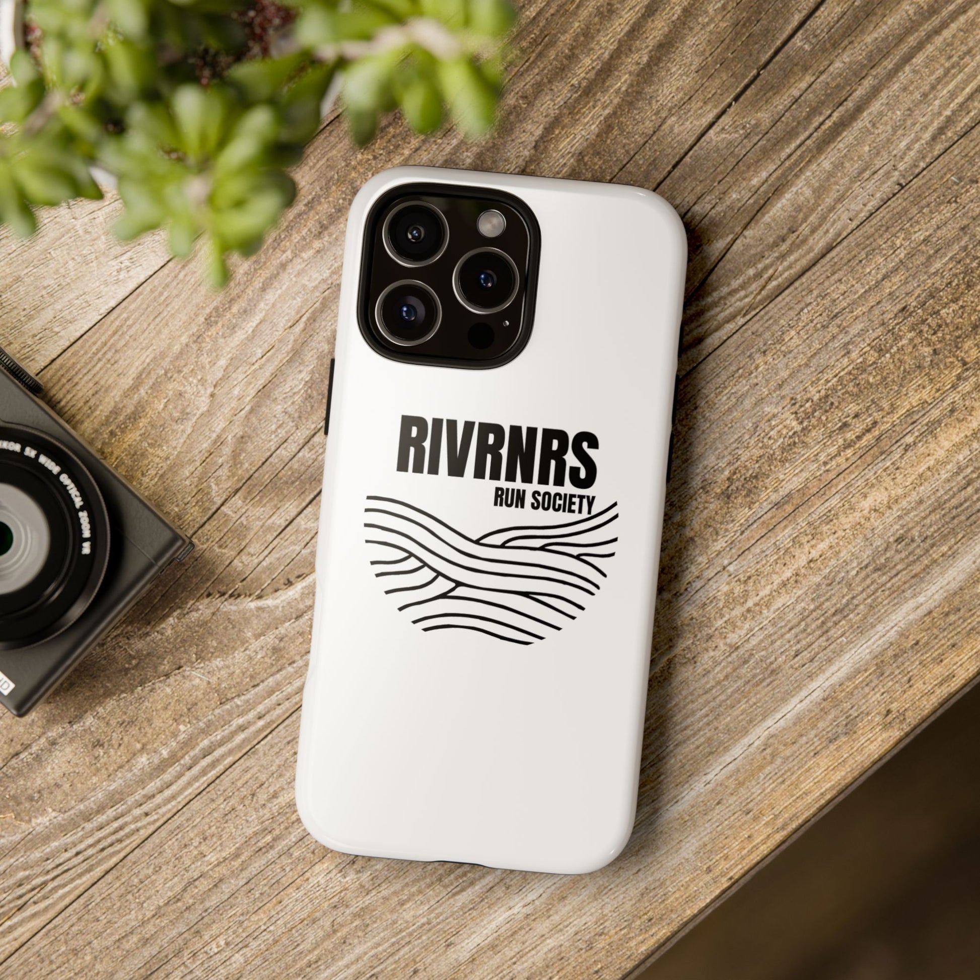 RIVRNR Run Society Phone Case, Tough Phone Cover, Run Enthusiast Gift, Adventure Accessory, Sporty Tech