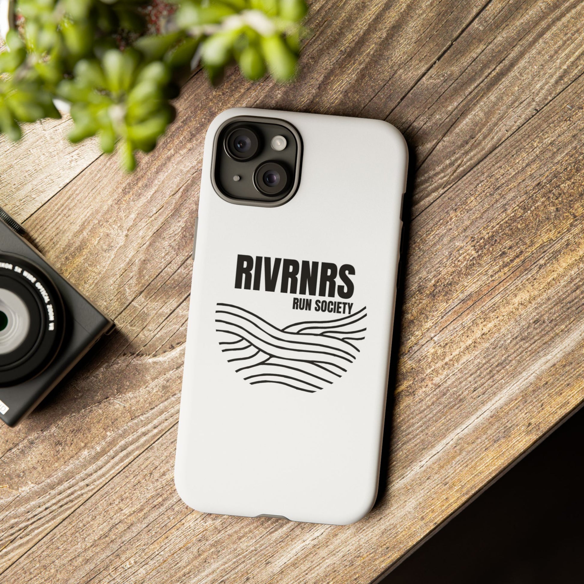 RIVRNR Run Society Phone Case, Tough Phone Cover, Run Enthusiast Gift, Adventure Accessory, Sporty Tech