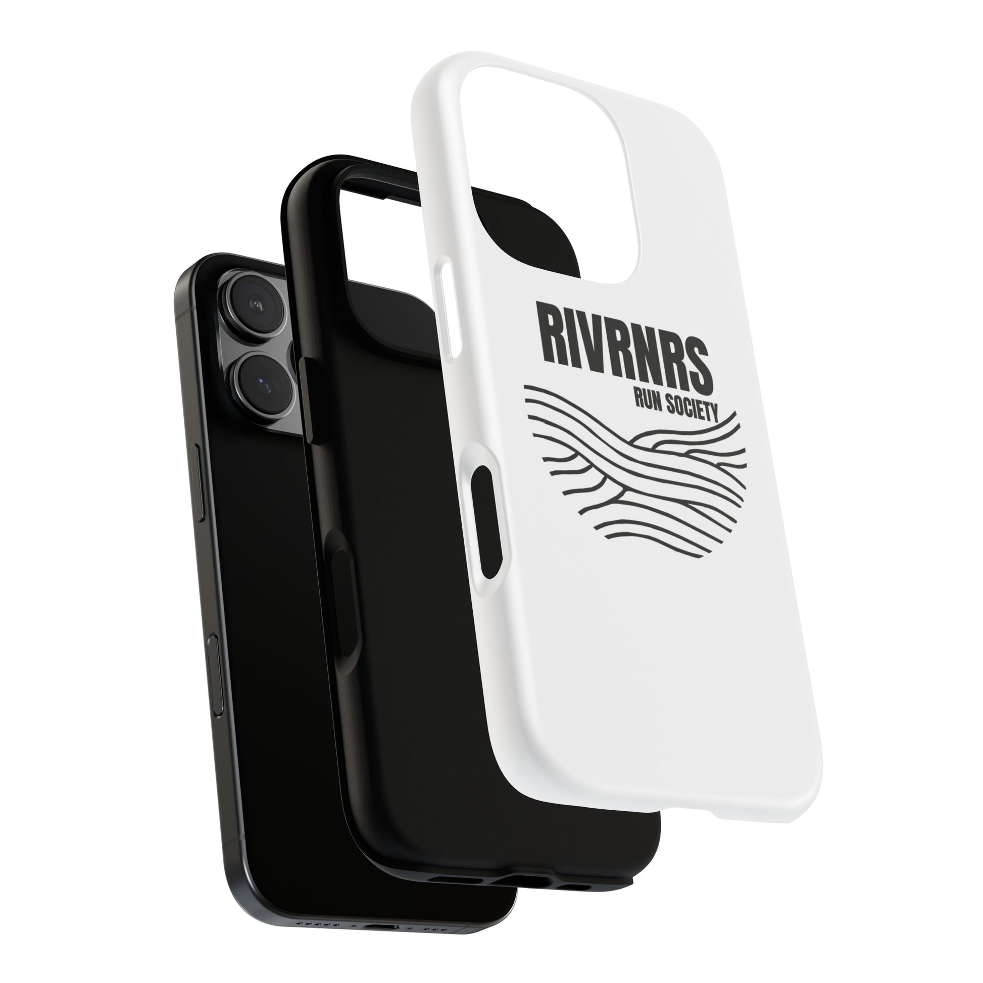RIVRNR Run Society Phone Case, Tough Phone Cover, Run Enthusiast Gift, Adventure Accessory, Sporty Tech
