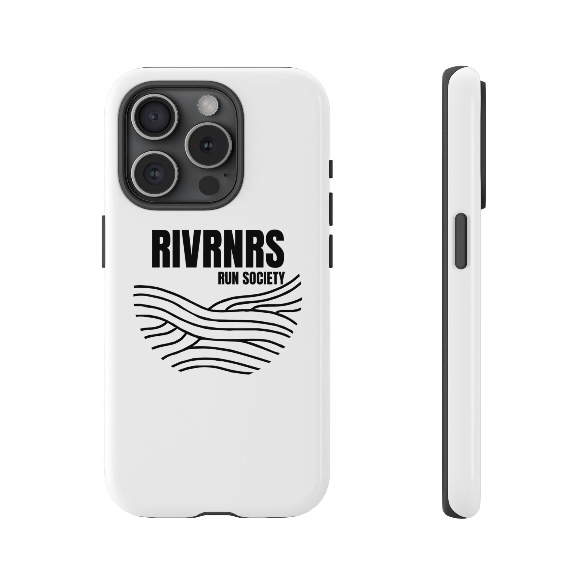 RIVRNR Run Society Phone Case, Tough Phone Cover, Run Enthusiast Gift, Adventure Accessory, Sporty Tech
