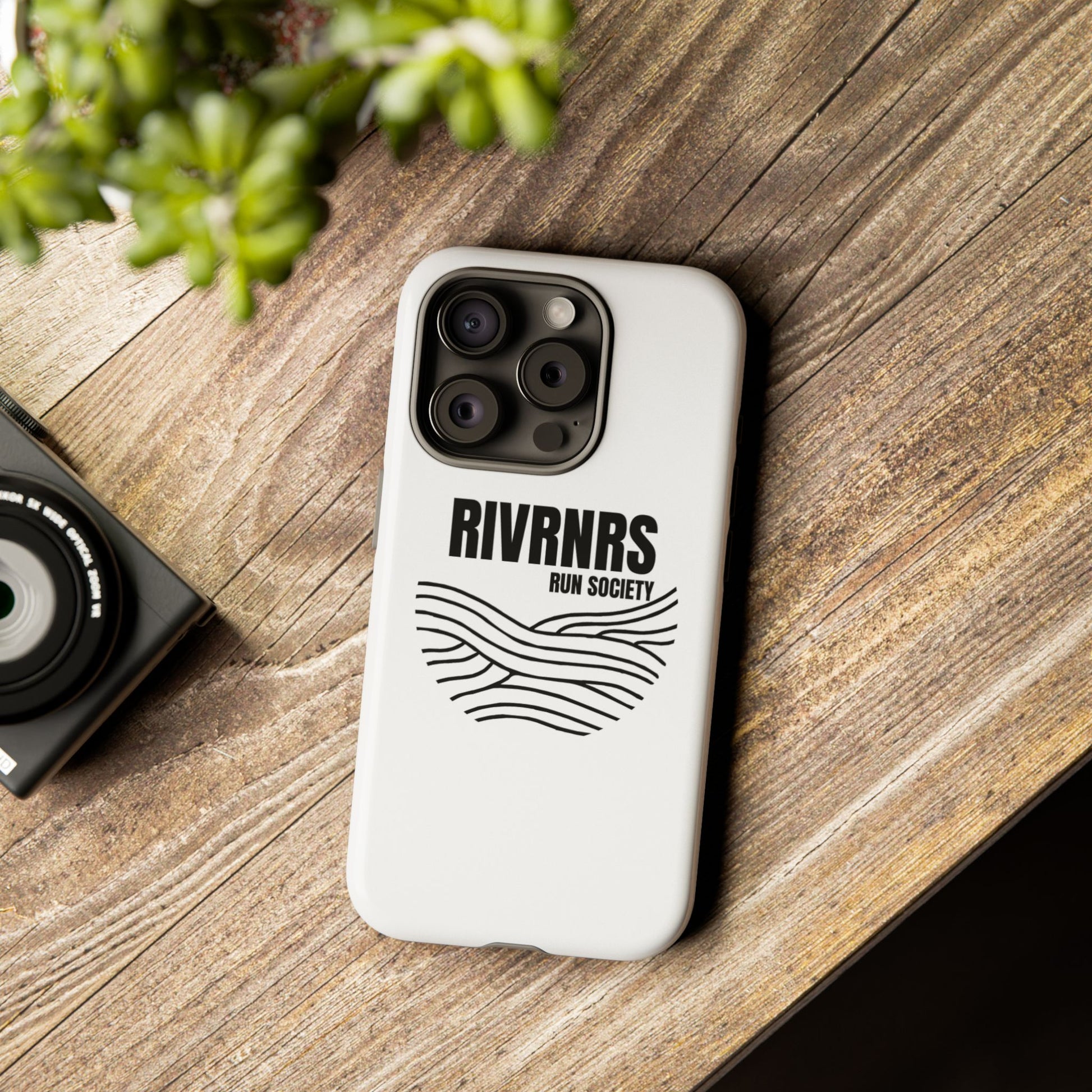 RIVRNR Run Society Phone Case, Tough Phone Cover, Run Enthusiast Gift, Adventure Accessory, Sporty Tech