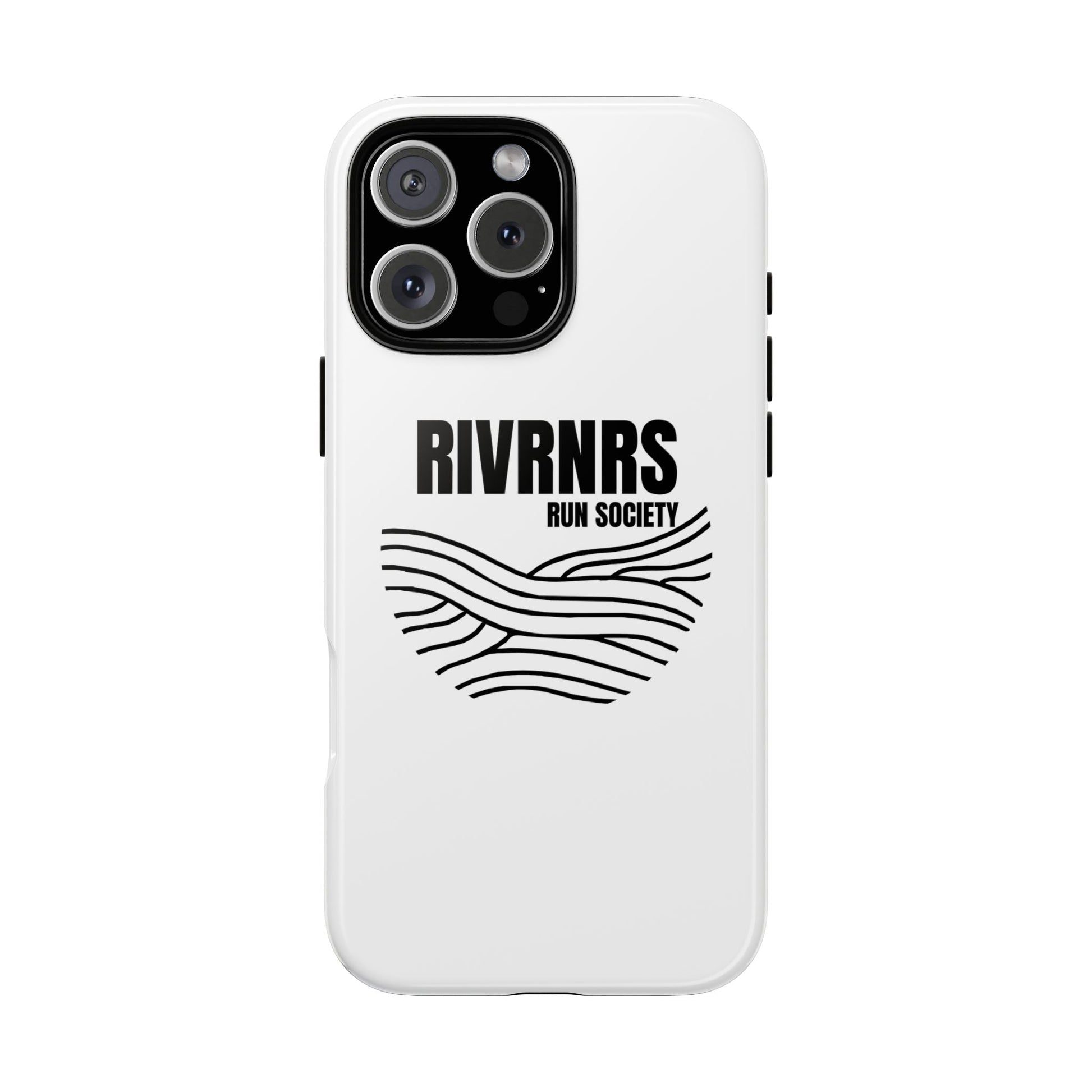 RIVRNR Run Society Phone Case, Tough Phone Cover, Run Enthusiast Gift, Adventure Accessory, Sporty Tech