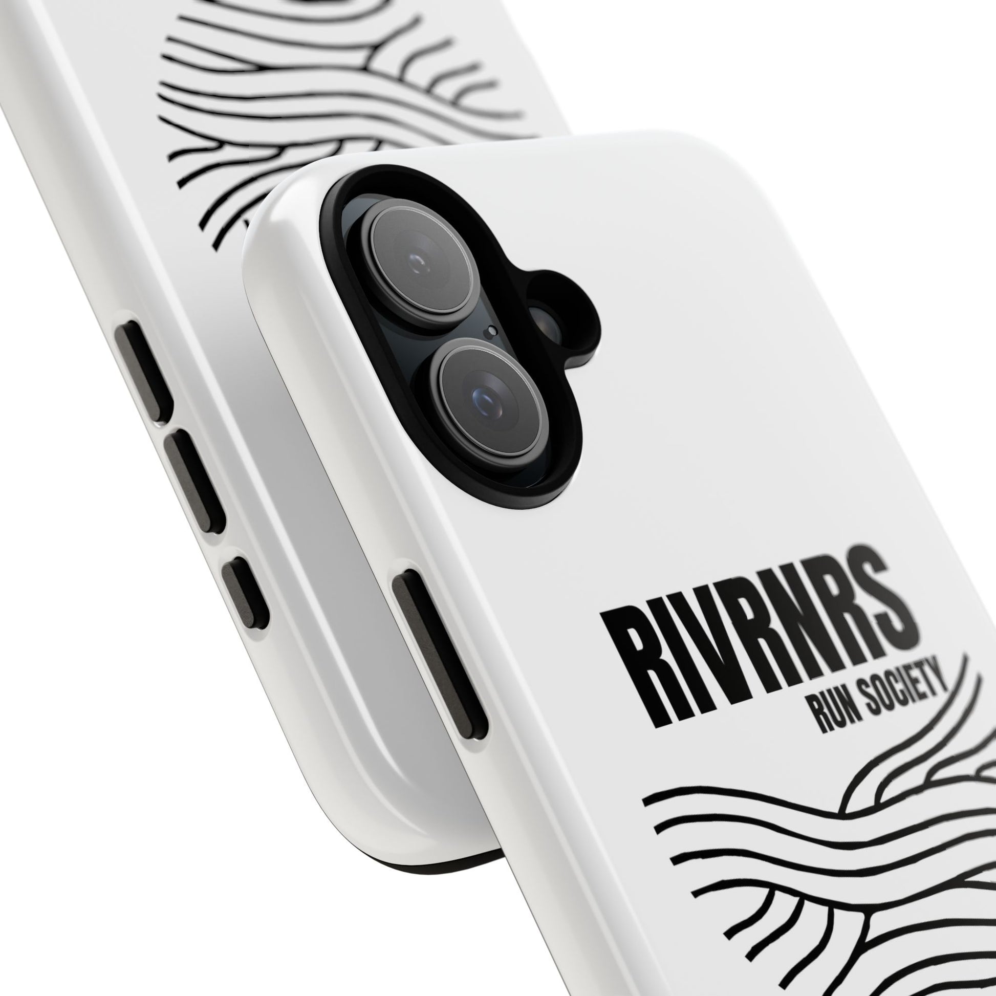 RIVRNR Run Society Phone Case, Tough Phone Cover, Run Enthusiast Gift, Adventure Accessory, Sporty Tech
