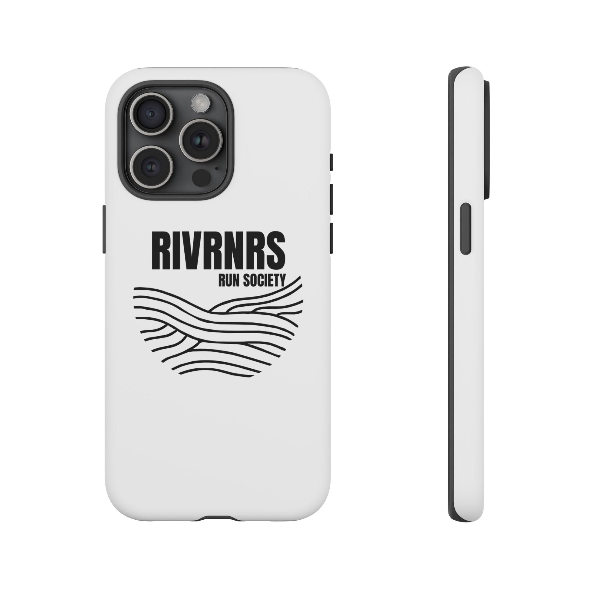 RIVRNR Run Society Phone Case, Tough Phone Cover, Run Enthusiast Gift, Adventure Accessory, Sporty Tech