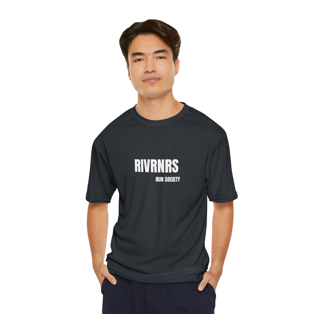 Men's Performance Running T-Shirt | RIVRNRs Run Society | Ideal for Athletes, Fitness Enthusiasts, Running Events, Gifts