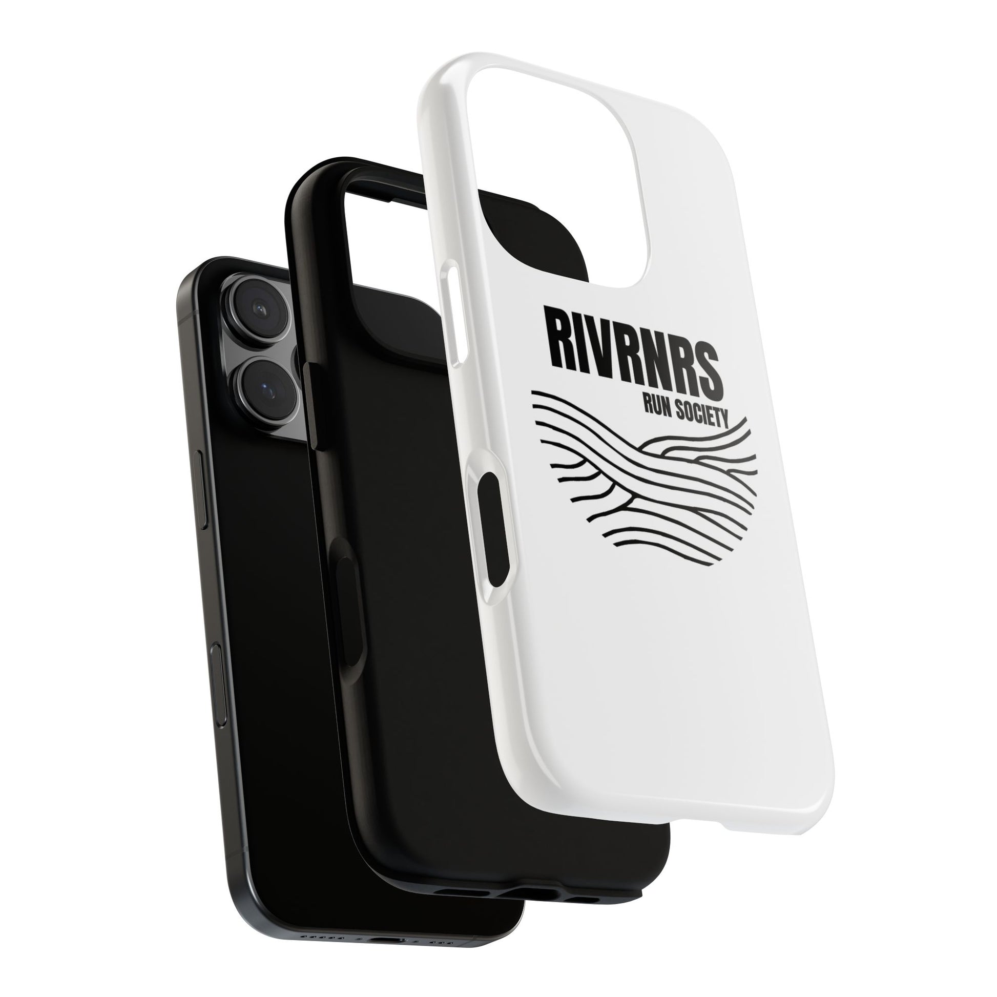 RIVRNR Run Society Phone Case, Tough Phone Cover, Run Enthusiast Gift, Adventure Accessory, Sporty Tech