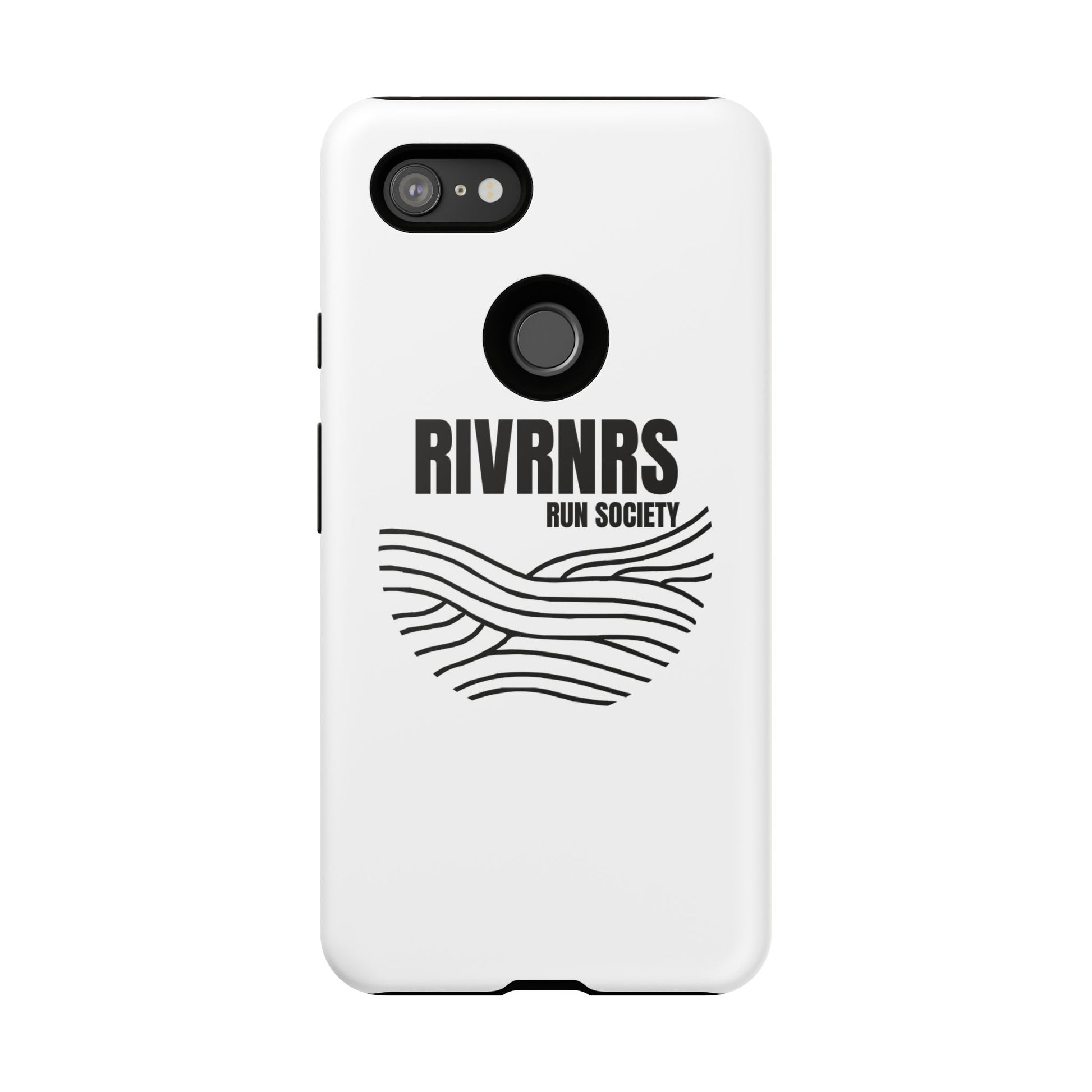 RIVRNR Run Society Phone Case, Tough Phone Cover, Run Enthusiast Gift, Adventure Accessory, Sporty Tech